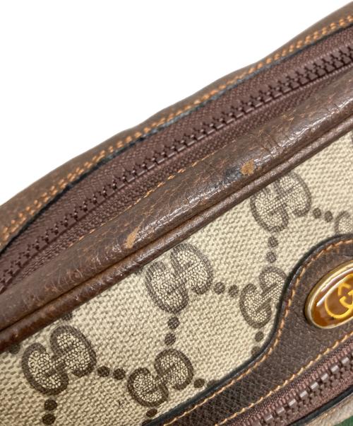 GUCCI PARFUMS（グッチパフューム）GUCCI parfums (グッチパフューム) シェリーラインショルダーバッグ ブラウンの古着・服飾アイテム