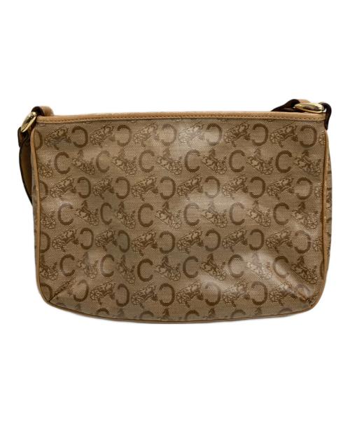CELINE（セリーヌ）CELINE (セリーヌ) OLD Cマカダムショルダーバッグ ベージュの古着・服飾アイテム