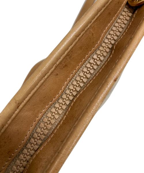 CELINE（セリーヌ）CELINE (セリーヌ) OLD Cマカダムショルダーバッグ ベージュの古着・服飾アイテム