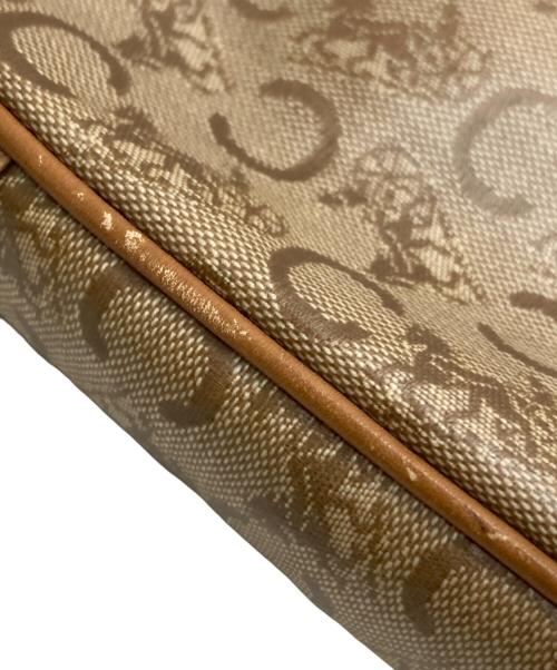 CELINE（セリーヌ）CELINE (セリーヌ) OLD Cマカダムショルダーバッグ ベージュの古着・服飾アイテム