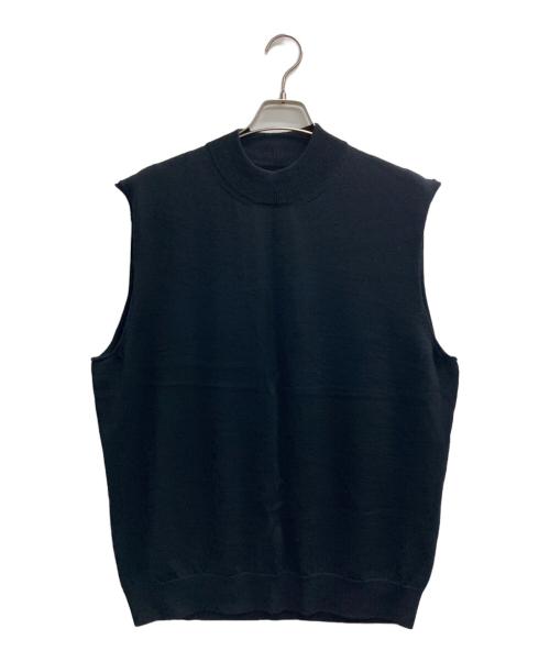 Nahyat（ナヤット）NAHYAT (ナヤット) ノースリーブニット ブラック サイズ:３の古着・服飾アイテム