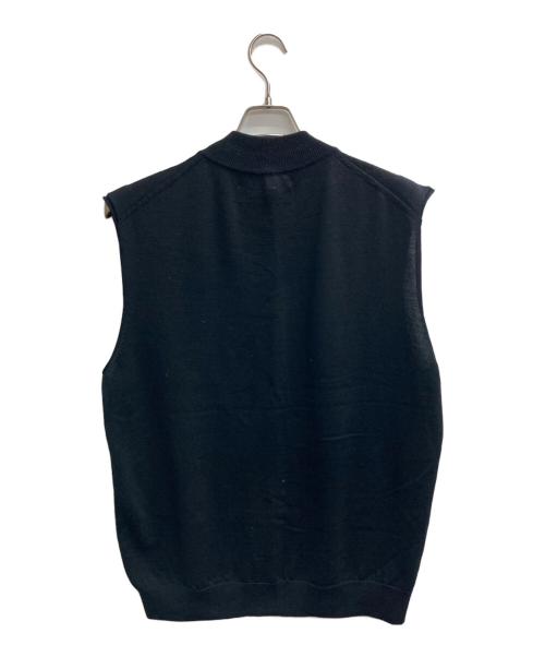 Nahyat（ナヤット）NAHYAT (ナヤット) ノースリーブニット ブラック サイズ:３の古着・服飾アイテム