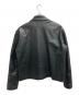 Omar Afridi (オマールアフリディ) GOAT LEATHER JACKET（ゴート　レザー　ジャケット） ブラック サイズ:46：100000円