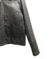 中古・古着 Omar Afridi (オマールアフリディ) GOAT LEATHER JACKET（ゴート　レザー　ジャケット） ブラック サイズ:46：100000円