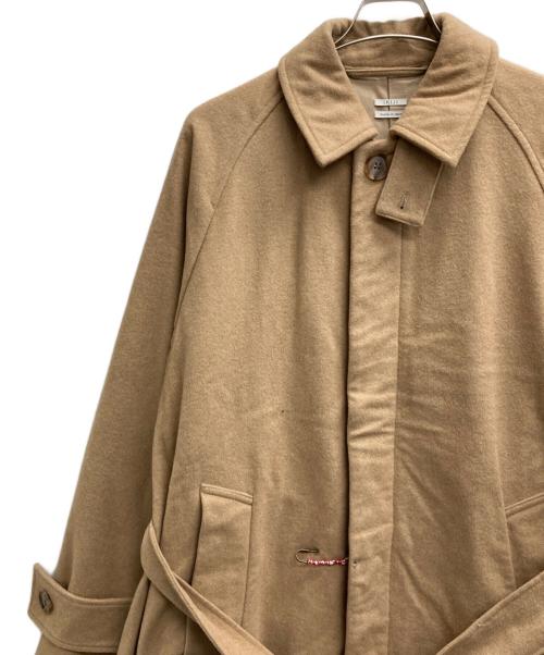 ikiji（イキジ）IKIJI (イキジ) カシミヤ混コート ベージュ サイズ:3の古着・服飾アイテム