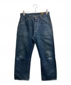 Trophy Clothingトロフィークロージング）の古着「1605ボタンフライデニムパンツ」｜ネイビー