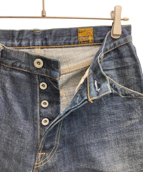 Trophy Clothing（トロフィークロージング）TROPHY CLOTHING (トロフィークロージング) 1605ボタンフライデニムパンツ ネイビー サイズ:32の古着・服飾アイテム