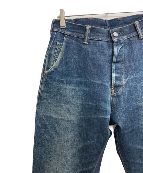 Trophy Clothing（トロフィークロージング）TROPHY CLOTHING (トロフィークロージング) シンチバックデニムパンツ ネイビー サイズ:30の古着・服飾アイテム