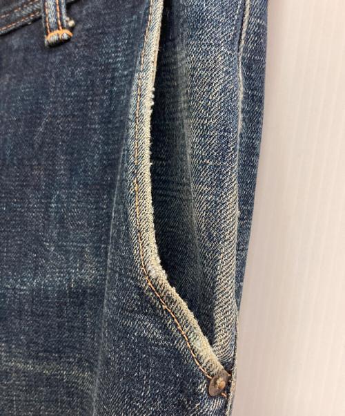 Trophy Clothing（トロフィークロージング）TROPHY CLOTHING (トロフィークロージング) シンチバックデニムパンツ ネイビー サイズ:30の古着・服飾アイテム