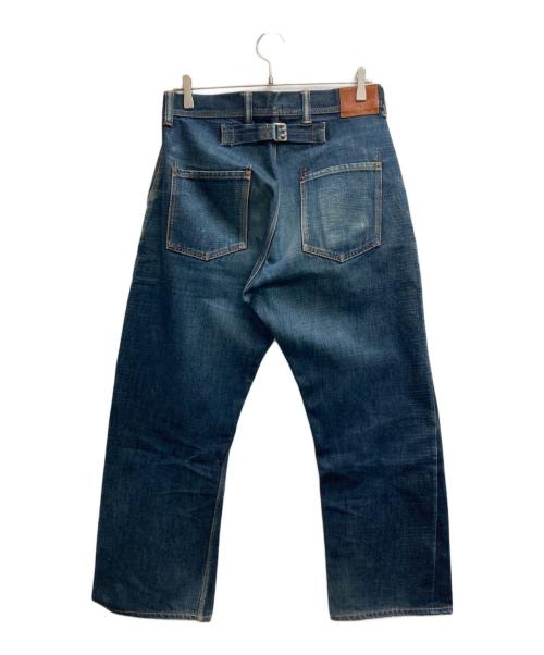 Trophy Clothing（トロフィークロージング）TROPHY CLOTHING (トロフィークロージング) シンチバックデニムパンツ ネイビー サイズ:30の古着・服飾アイテム