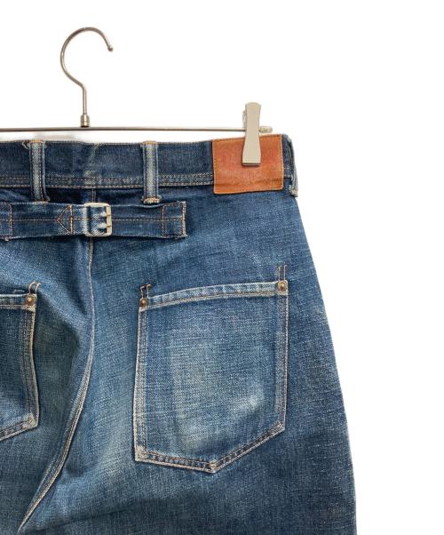 Trophy Clothing（トロフィークロージング）TROPHY CLOTHING (トロフィークロージング) シンチバックデニムパンツ ネイビー サイズ:30の古着・服飾アイテム