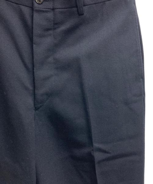 Trophy Clothing（トロフィークロージング）TROPHY CLOTHING (トロフィークロージング) 101 WOOL TROUSERS（ウール　トラウザーズ） ネイビー サイズ:32の古着・服飾アイテム