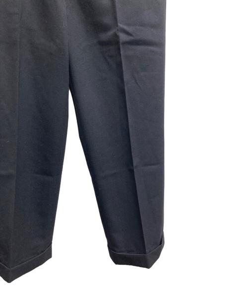 Trophy Clothing（トロフィークロージング）TROPHY CLOTHING (トロフィークロージング) 101 WOOL TROUSERS（ウール　トラウザーズ） ネイビー サイズ:32の古着・服飾アイテム
