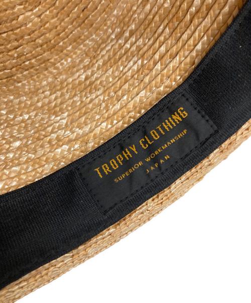 Trophy Clothing（トロフィークロージング）TROPHY CLOTHING (トロフィークロージング) Boater Hat（ボーター　ハット） ベージュの古着・服飾アイテム