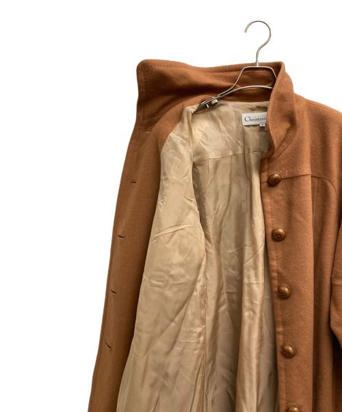 Christian Dior（クリスチャン ディオール）Christian Dior (クリスチャン ディオール) オールドカシミヤコート ブラウン サイズ:9の古着・服飾アイテム