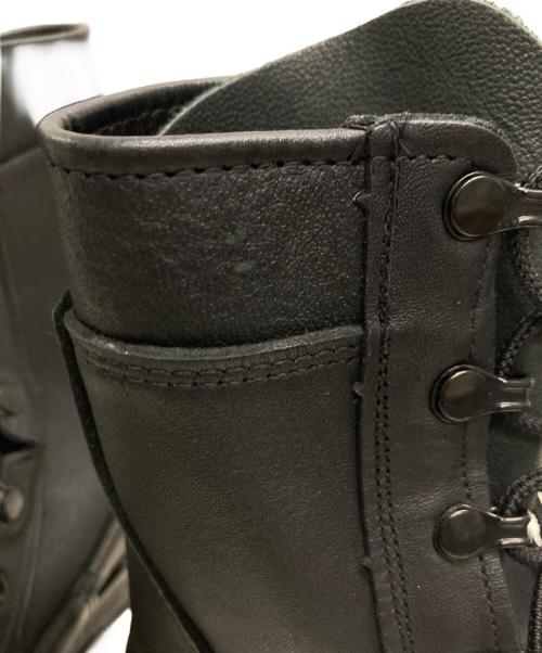 Belleville Shoe（ベルビル）Belleville Shoe (ベルビル) スチールトゥコンバットブーツ ブラック サイズ:6.0Mの古着・服飾アイテム