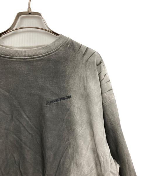 PRANK PROJECT（プランクプロジェクト）PRANK PROJECT (プランクプロジェクト) Spray Dyed Long Sleeve Tee グレー サイズ:FREEの古着・服飾アイテム