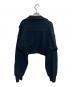 PRANK PROJECT (プランクプロジェクト) Hook Eye Collar Cropped Sweatshirt ブラック サイズ:Free：6000円