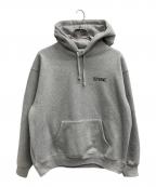 SUPREMEシュプリーム）の古着「Anarchy Hooded Sweatshirt（アナーキー　フーデッド　スウェットシャツ）」｜グレー