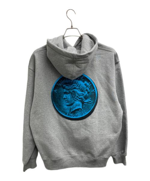 SUPREME（シュプリーム）SUPREME (シュプリーム) Anarchy Hooded Sweatshirt（アナーキー　フーデッド　スウェットシャツ） グレー サイズ:Lの古着・服飾アイテム