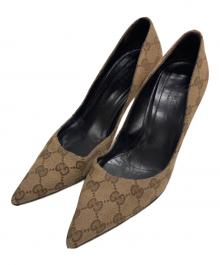 GUCCI（グッチ）の古着「バンブーヒールパンプス」｜ベージュ