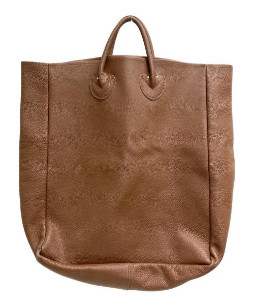 YOUNG & OLSEN The DRYGOODS STORE（ヤングアンドオルセン ザ ドライグッズストア）YOUNG & OLSEN The DRYGOODS STORE (ヤングアンドオルセン ザ ドライグッズストア) LETHER TOTE L ブラウンの古着・服飾アイテム
