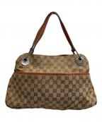 GUCCIグッチ）の古着「GGキャンバストートバッグ」｜ブラウン