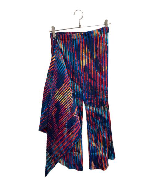 ISSEY MIYAKE（イッセイミヤケ）ISSEY MIYAKE (イッセイミヤケ) プリーツパンツ マルチカラー サイズ:2の古着・服飾アイテム