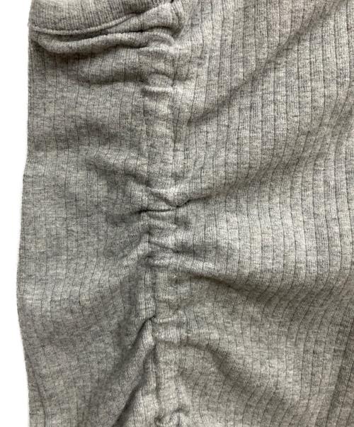 BEEDEN（ビーデン）beeden (ビーデン) ギャザータンクトップ グレー サイズ:Freeの古着・服飾アイテム