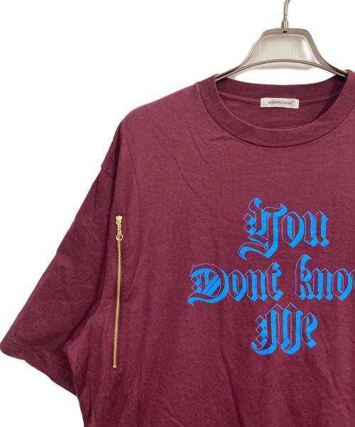 UNDERCOVER（アンダーカバー）UNDERCOVER (アンダーカバー) AHZIPTEE You Dont know meGraphic print and zipper on the front ブラウン サイズ:3の古着・服飾アイテム