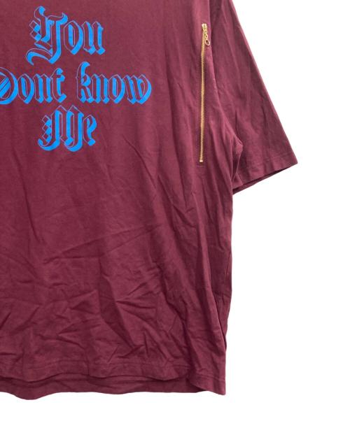 UNDERCOVER（アンダーカバー）UNDERCOVER (アンダーカバー) AHZIPTEE You Dont know meGraphic print and zipper on the front ブラウン サイズ:3の古着・服飾アイテム