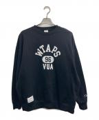 WTAPS×Championダブルタップス×チャンピオン）の古着「Academy Crew Neck（アカデミー　クルー　ネック）」｜ブラック