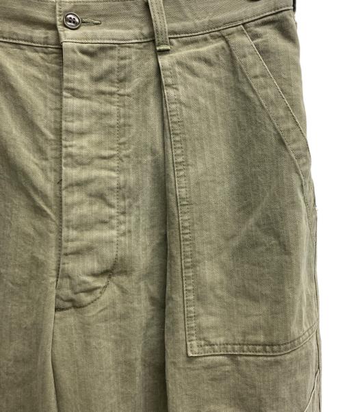 A.PRESSE（アプレッセ）A.PRESSE (アプレッセ) 22AW USAF Hemmed Bottoms（ヘムド　ボトムス） カーキ サイズ:１の古着・服飾アイテム