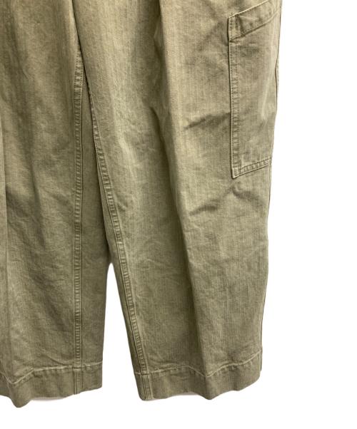 A.PRESSE（アプレッセ）A.PRESSE (アプレッセ) 22AW USAF Hemmed Bottoms（ヘムド　ボトムス） カーキ サイズ:１の古着・服飾アイテム