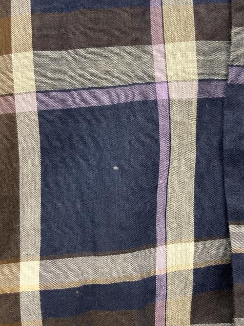 Vivienne Westwood man（ヴィヴィアンウエストウッドマン）Vivienne Westwood man (ヴィヴィアン ウェストウッド マン) チェックシャツ ネイビー サイズ:50の古着・服飾アイテム