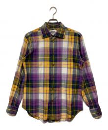 Vivienne Westwood man（ヴィヴィアン ウェストウッド マン）の古着「チェックシャツ」｜イエロー
