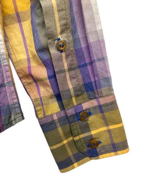 Vivienne Westwood man（ヴィヴィアン ウェストウッド マン）Vivienne Westwood man (ヴィヴィアン ウェストウッド マン) チェックシャツ イエロー サイズ:50の古着・服飾アイテム