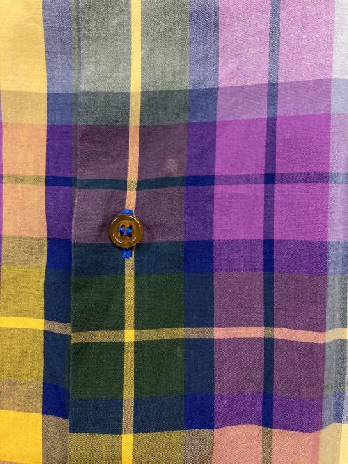 Vivienne Westwood man（ヴィヴィアン ウェストウッド マン）Vivienne Westwood man (ヴィヴィアン ウェストウッド マン) チェックシャツ イエロー サイズ:50の古着・服飾アイテム