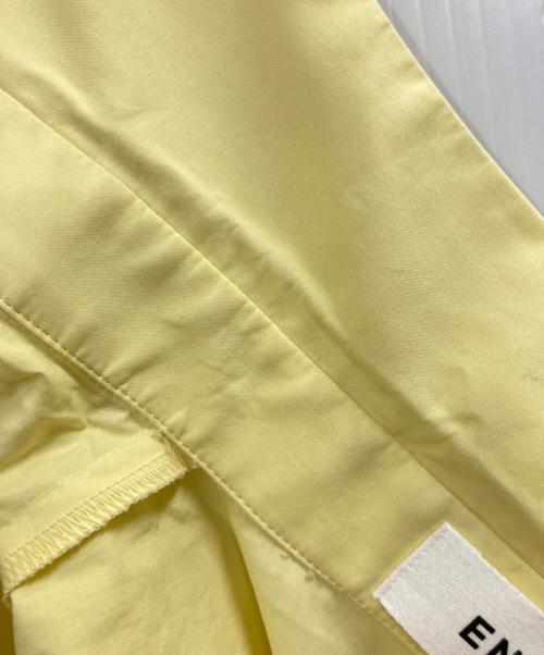 ENFOLD（エンフォルド）ENFOLD (エンフォルド) 半袖シャツ イエロー×パープル サイズ:38の古着・服飾アイテム