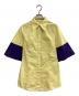 ENFOLD（エンフォルド）の古着「半袖シャツ」｜イエロー×パープル