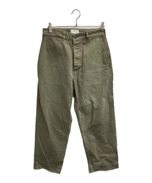 HERILL（ヘリル）HERILL (ヘリル) 25AW USMCヘリンボーンツイルパンツ カーキ サイズ:1の古着・服飾アイテム