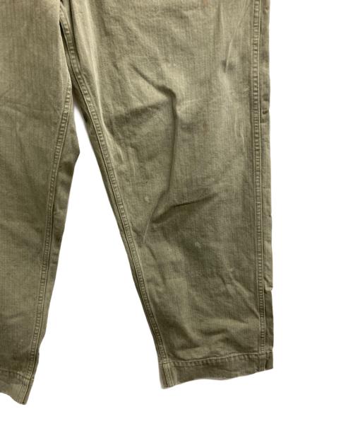HERILL（ヘリル）HERILL (ヘリル) 25AW USMCヘリンボーンツイルパンツ カーキ サイズ:1の古着・服飾アイテム