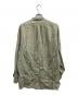 MAATEE&SONS (マーティーアンドサンズ) LINEN PULLOVER シャツ（リネン　プルオーバー　シャツ） 黄緑 サイズ:2：27000円