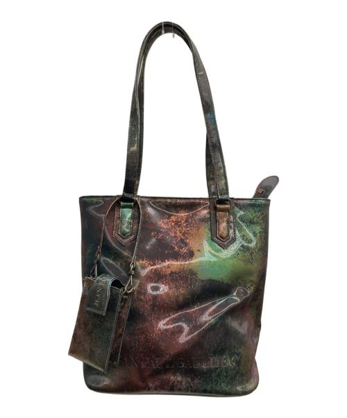 Jean Paul GAULTIER（ジャンポールゴルチェ）Jean Paul GAULTIER (ジャンポールゴルチェ) Vサイバーハンドバッグ 玉虫色の古着・服飾アイテム