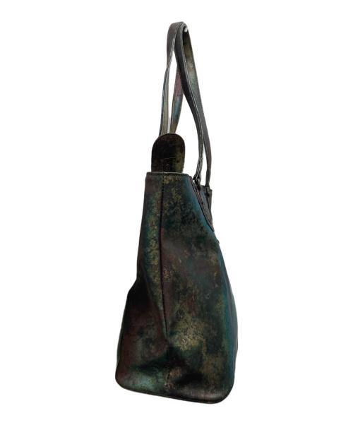 Jean Paul GAULTIER（ジャンポールゴルチェ）Jean Paul GAULTIER (ジャンポールゴルチェ) Vサイバーハンドバッグ 玉虫色の古着・服飾アイテム