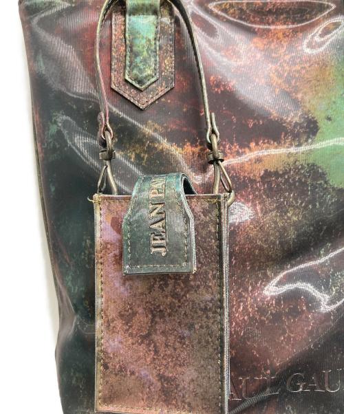 Jean Paul GAULTIER（ジャンポールゴルチェ）Jean Paul GAULTIER (ジャンポールゴルチェ) Vサイバーハンドバッグ 玉虫色の古着・服飾アイテム