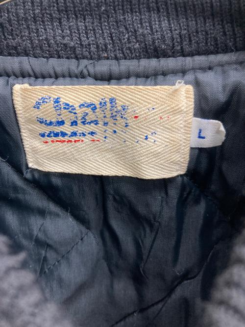 CHALK（チョーク）Chalk (チョーク) Los Angeles Kingsスタジャン（ロサンゼルス　キングス） ブラック サイズ:Lの古着・服飾アイテム