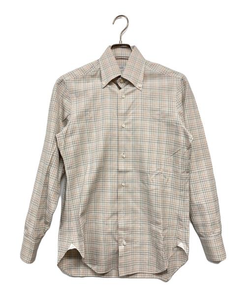 BARBA（バルバ）BARBA (バルバ) チェックシャツ マルチカラー サイズ:37の古着・服飾アイテム