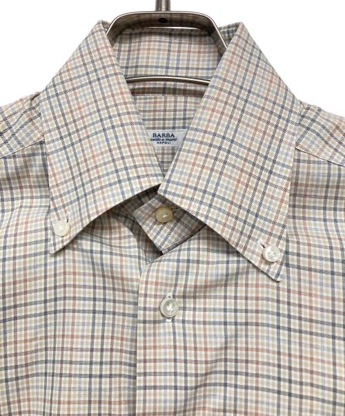 BARBA（バルバ）BARBA (バルバ) チェックシャツ マルチカラー サイズ:37の古着・服飾アイテム