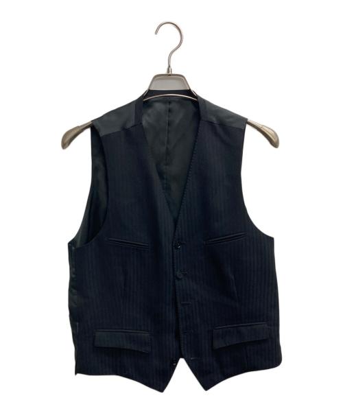 BURBERRY BLACK LABEL（バーバリーブラックレーベル）BURBERRY BLACK LABEL (バーバリーブラックレーベル) ３ピースセットアップスーツ ブラック サイズ:４０Lの古着・服飾アイテム